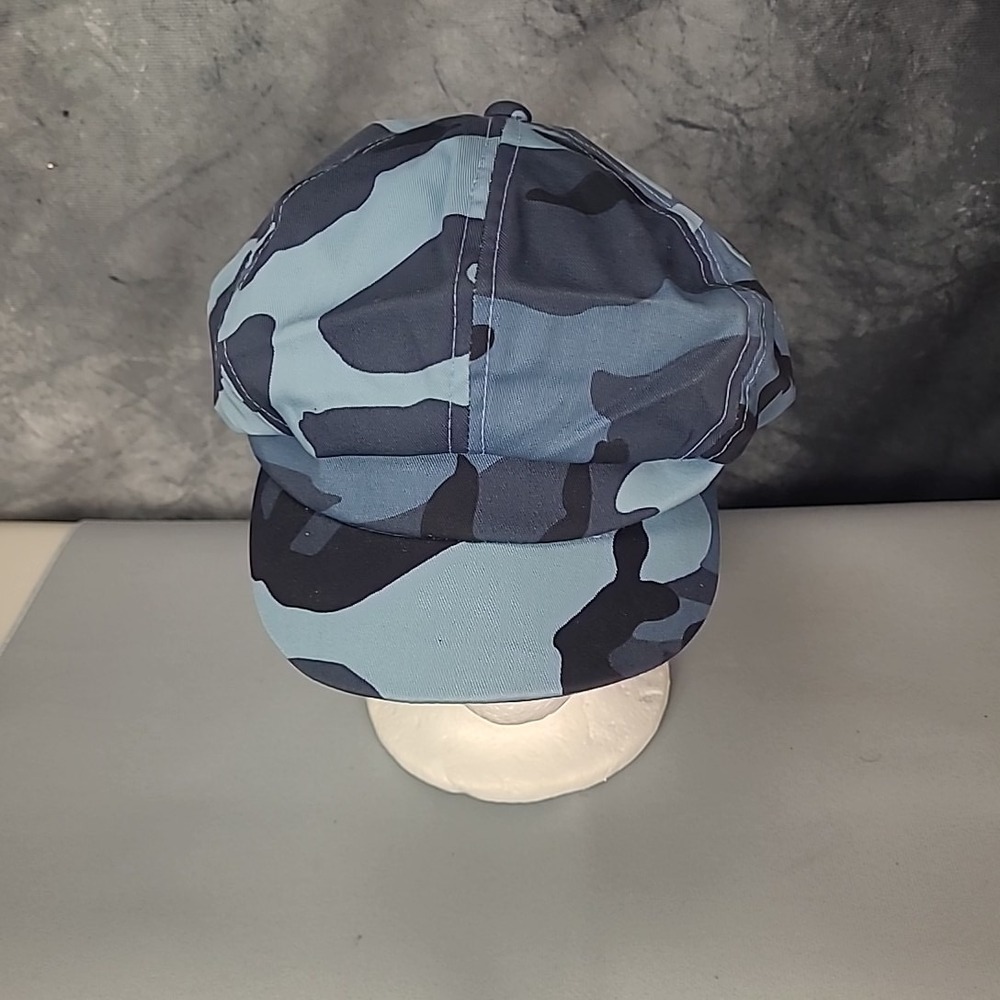 Newsboy Hat Men Woman Blue Camouflage Newsboy Cap Cabbie Flat Hat Y2K